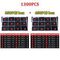 1300PCS box Black