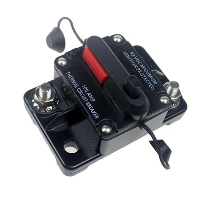 12-48VDC Circuit Breaker 50A 60A 80A 100A 150A 200A 250A 300A Car Truck Audio Resettable Fuse Circuit Breaker with Power Protect
