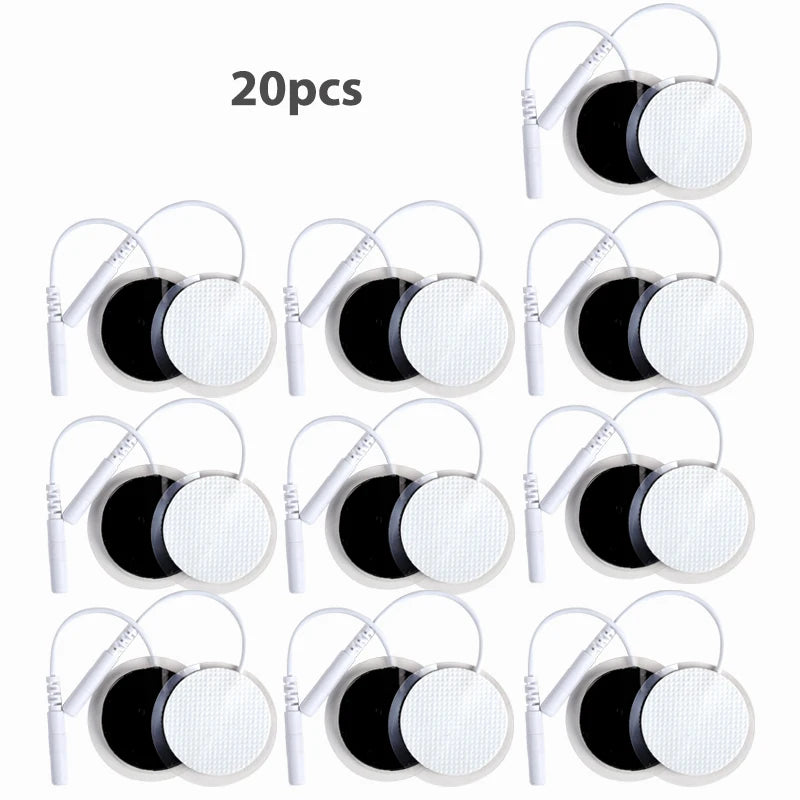 32mm Non-woven Fabric Electrode Pads Replacement For Tens EMS Nerve Muscle Stimulator Body Massager Patches