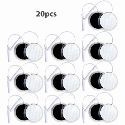 32mm Non-woven Fabric Electrode Pads Replacement For Tens EMS Nerve Muscle Stimulator Body Massager Patches