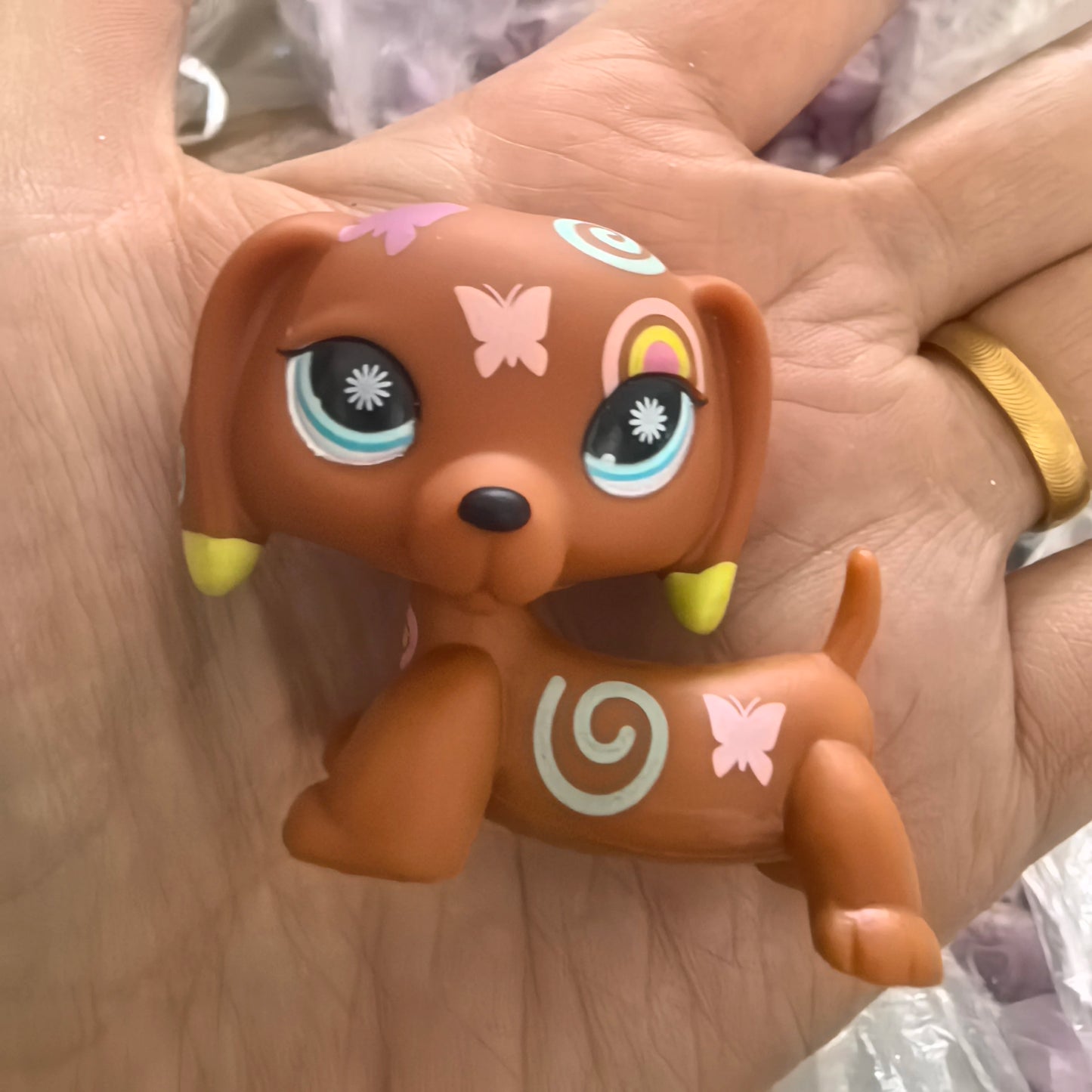 Little Baby pets  LPS Cute Short Hair Cats Deer Tortoise Bear Monkey Dolphin Spaniel Dogs Tortoise Figure Toy Gift