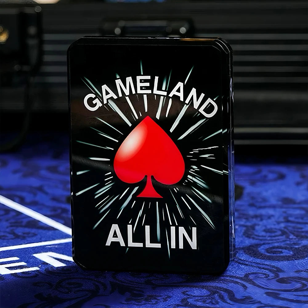 Acrylic Crystal Exquisite Poker Dealer Puck Button Code ”ALL IN" Entertainment Game Board Table Accessories