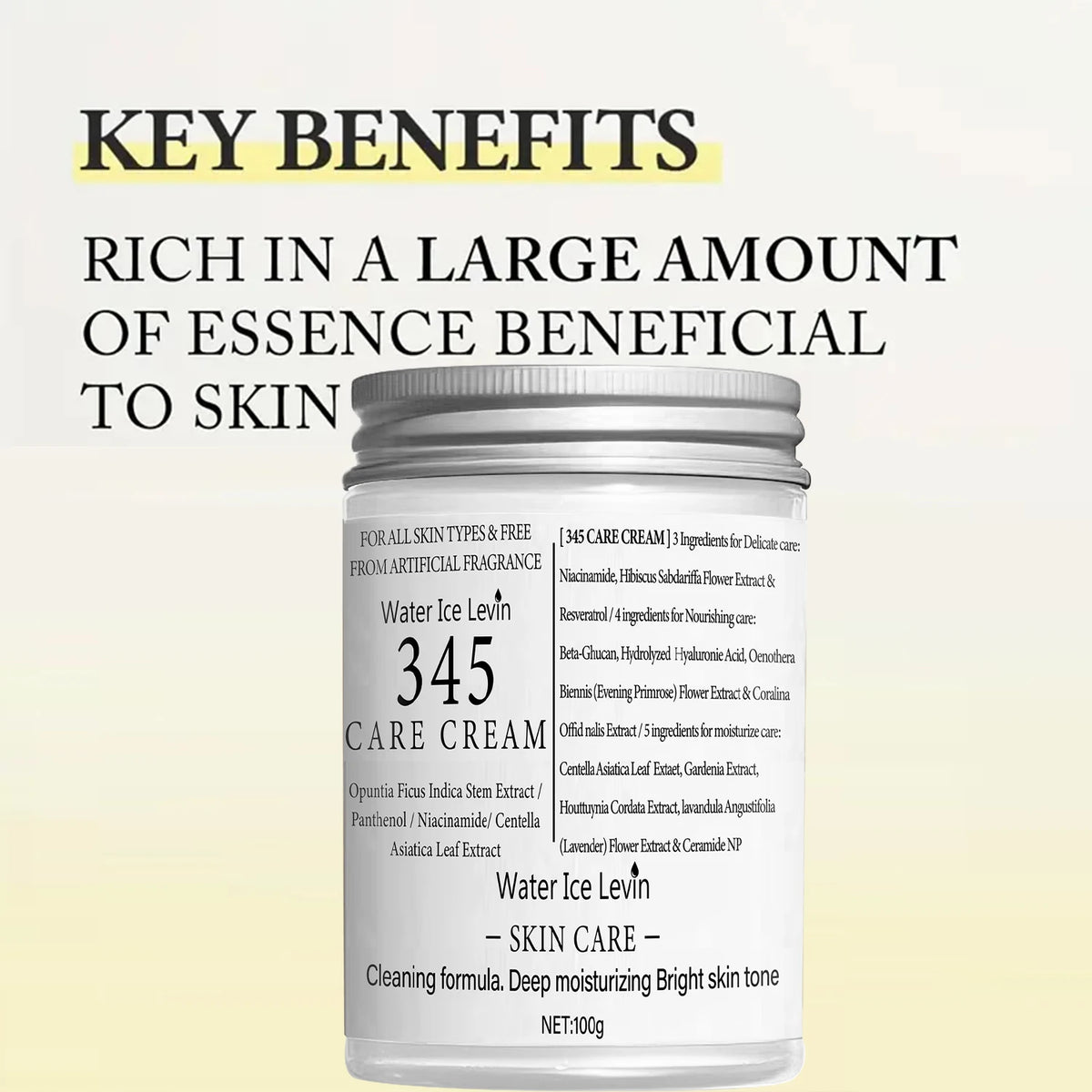 Body Cream, Rich in Retinol and Collagen, with Soothing Properties That Nourishes and Moisturizes the Skin, Deeply Penetrates and Locks in Moisture, Gentle and Non-Irritating