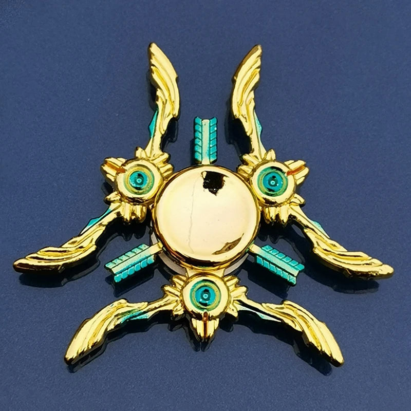 Colorful Figdet Spinner Zinc Alloy Smooth bearings Anime Game Hand Spinner Stress Relief Fingertip Gyro Toys For Adult Kids