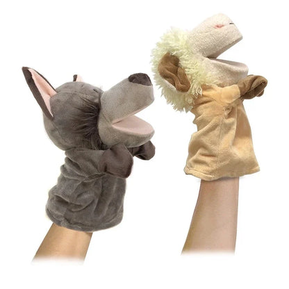 Soft Stuffed Animal Toy Story Cartoon Figure Doll Plush Toys Horse Kids Party Decoration Kawaii Hand Finger Puppet For Children