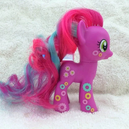 Original Hasbro My Little Pony Anime Figures Cute Twilight Sparkle Rainbow Fluttershy Pinkie Pie Rarity Collect Model Toy Gift