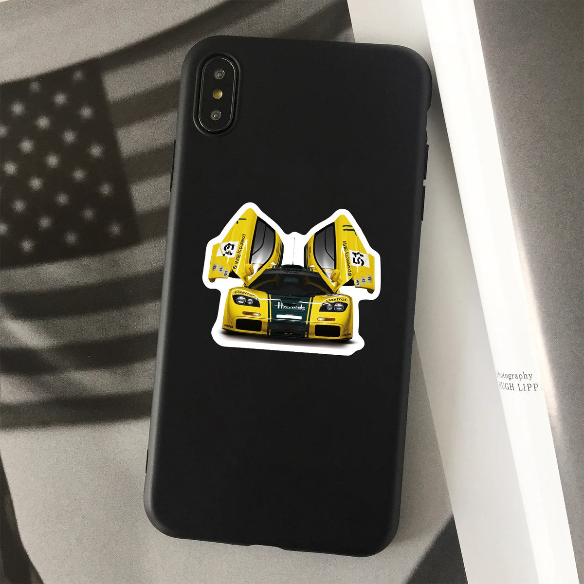 50pcs Cool Car Sticker, Racing Car Sticker and Decals for Kids, Phone Case, Guitar, Scooter, Laptop, Kettle Decoration Stickers