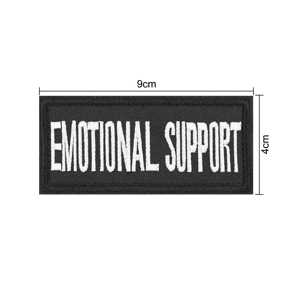 1 Piece Tactical Patch Bundle For Dog Vest Harness Collar Personalized Patches Tags Sticker Label Custom Name ID Service Dog