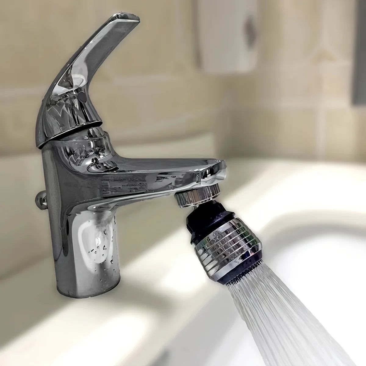 360° Rotating Kitchen Faucet Pressurized Anti-Splash Extended Filter Foam Universal Faucet Head Sprayer for Kitchen