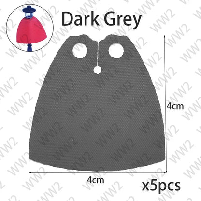 Brick Parts Headgear Clone Soldier Cape Lightsaber Flag Helmet Holes Plain Classic Piece Building Block Toy Accessory Bricklink