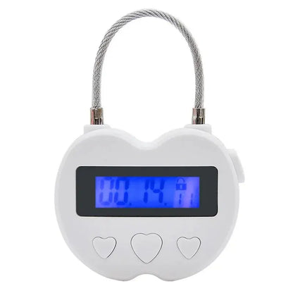 Timer Padlock LCD HD Display Add Backlight Zinc Alloy 99 Hours Max Timing Super Long Standby Anti-addiction Electronic Lock