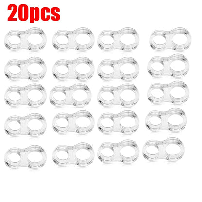 1-20pcs PVC Transparent Door Stopper Anti-Collision Door Handle Shockproof Pad Walls Furniture Protective Door Stops