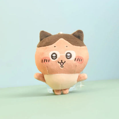 13cm Japanese Cartoon Beach Chiikawa Animated Plush Doll Usagi Keychain Pendant Hachiware Swimsuit Cute Plush Toy Girl Gift