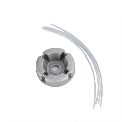 Universal Aluminum Alloy Lawn Mower Head and Replacement Nylon Steel for Lawn Mowing Line Lawn Mower Weed Head Accessories