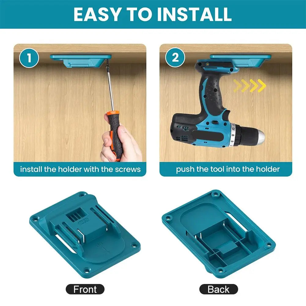 1/3 PCS Electric Tool Holder Dock Mount Storage Rack For Makita 18V Tool Holder Drill Holder Slots Stand