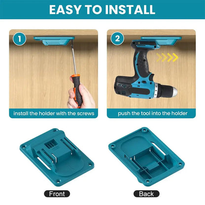 1/3 PCS Electric Tool Holder Dock Mount Storage Rack For Makita 18V Tool Holder Drill Holder Slots Stand