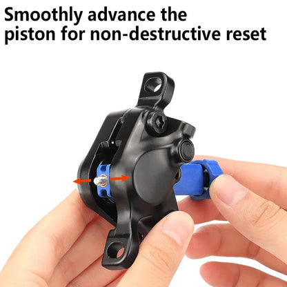 Portable Bicycle Brake Pad Spreader Tool 360° Rotatable Bike Oil Disc Piston Reset Hydraulic Brake Caliper Piston Extension