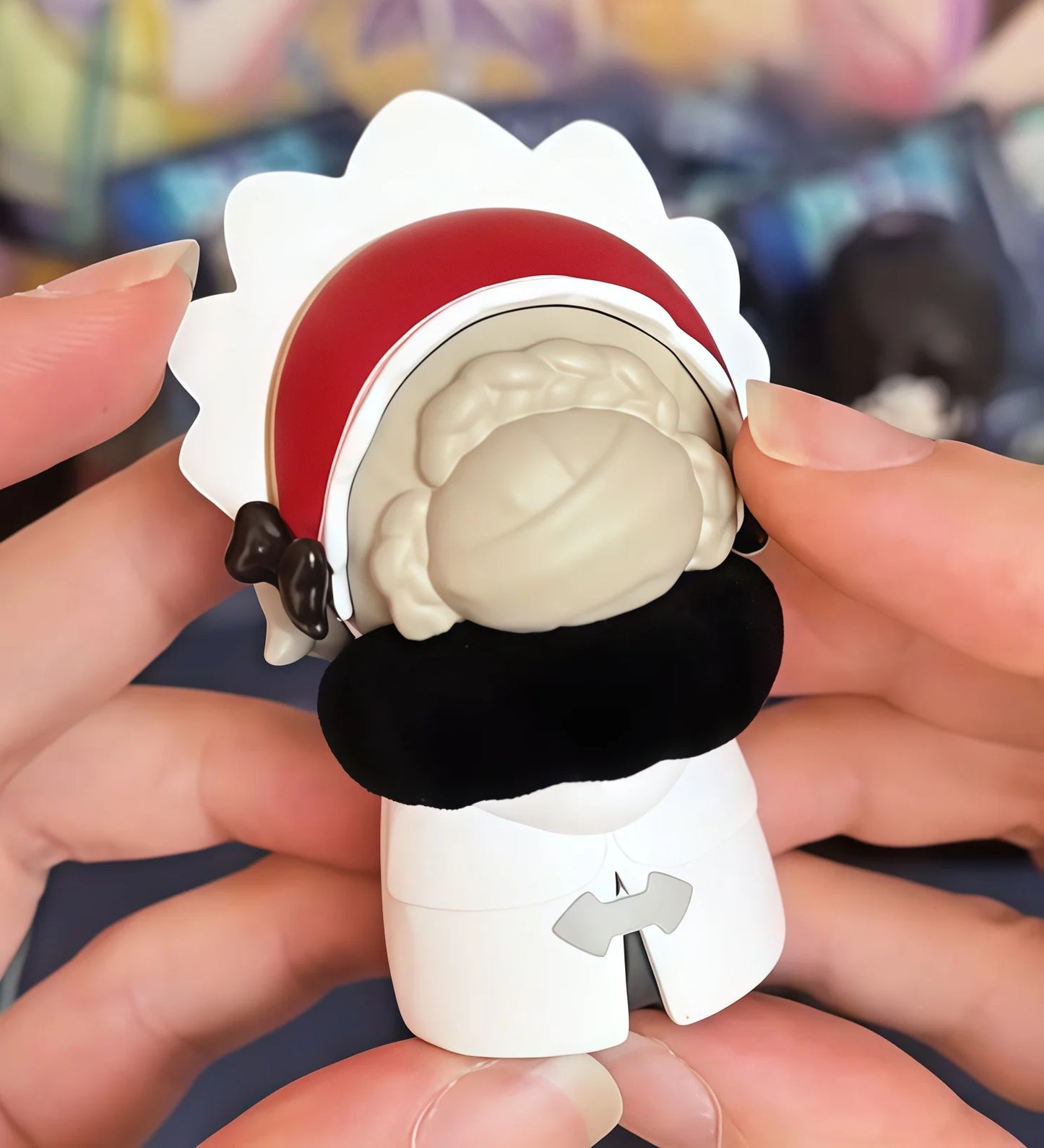 Mihoyo Genshin Impact Fatui Harbinger Q Version Series Blind Box Desktop Mini Doll Model Toys Trend Decoration Surprise Gifts