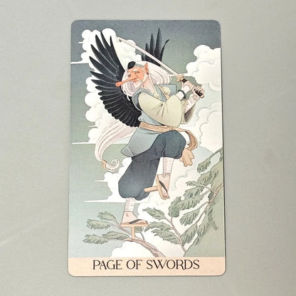 Yokai Tarot Deck 78 Pcs Cards Rooted In Japanese Folklore 12*7cm Printed on 350GSM Embossed Cardstock Packed In Rigid Box