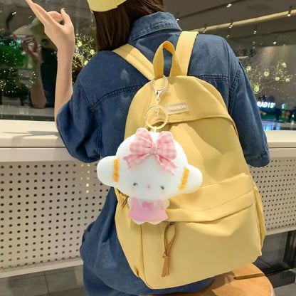 Genuine Sanrio Hangyodon Melody Kuromi Pendant Plush Toys Small Charms Sayuri Model Doll Stuffed Toys Girls Boys Birthday Gifts