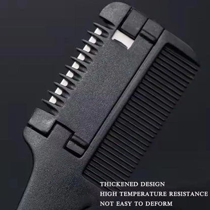 Double Sided Hair Thinner Trimmer Razor Comb Cutting Scissors Razor Comb for Trim & Thin Home Salon Home Haircut Styling