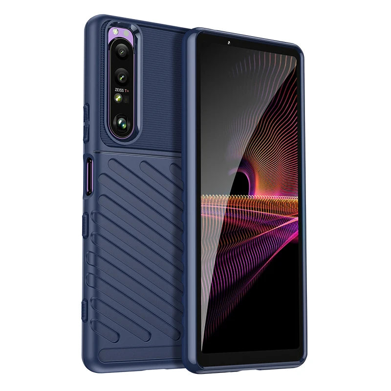 Luxury Shockproof Silicone Phone Case for Sony Xperia 1 III - Soft TPU Protective Cover