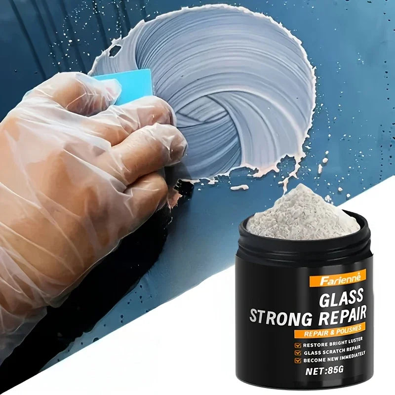 Super glass polishing powder|Restore glass clarity|Polishing for brightness|Glass scratch repair powder|Nanoscale scratch repair