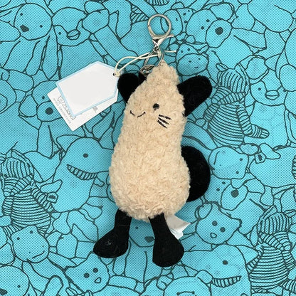 Hot tea bag Jc Cute Plush Toy label cute girl bag charm plush toy keychain Kawaii plush toy Limited New Gift bag