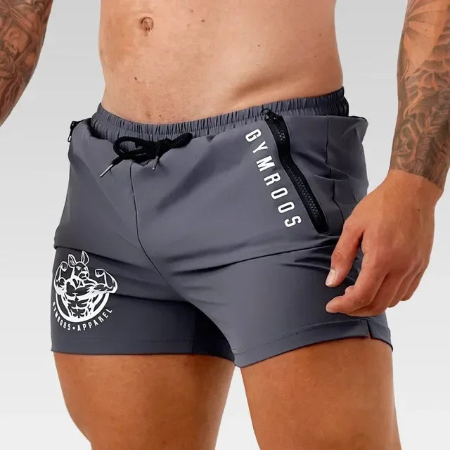 Sports Shorts Men Gym Workout Running Shorts Bodybuilding Joggers Summer Fitness Training Jogging Short Pants Male Beach Pants