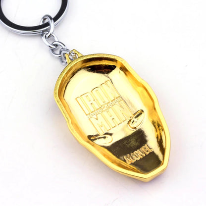 Iron Man Keychain Metal Key Chain Superhero Avengers Key Holder Gift Fans Friend Toy