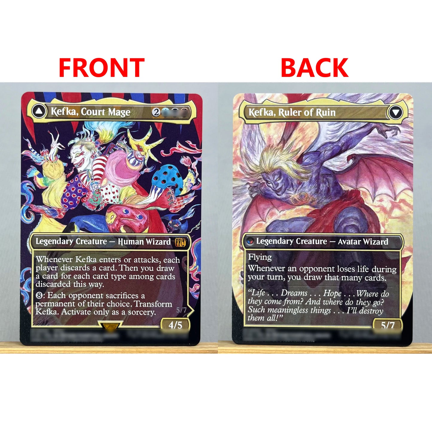 FIN HOLO14-Ⅰ01 Tcg proxy magical cards Vivi Ornitier Sephiroth, Fabled SOLDIER Summon Bahamut Cloud, Midgar Mercenary gathering