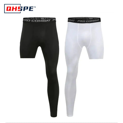 One Leg Basketball Tights Sports Tights Breathable Single Leg Basketball Leggings Quick Drying Sweat Wicking Breathable Durable