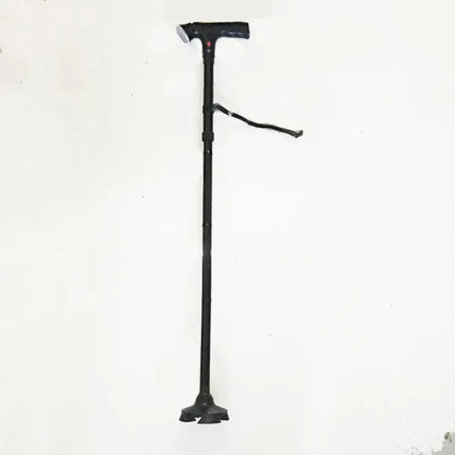 Collapsible Telescopic Folding Cane Elder Cane LED With alarm Walking Trusty Sticks Elder Crutches for Mothers the Elder Fathers