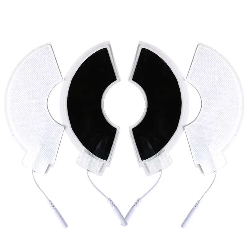 Breast Electrode Pads with 2.0mm Chest Adhesive Patches Muscle Stimulator for Breast Massage Tens Acupuncture Accessories