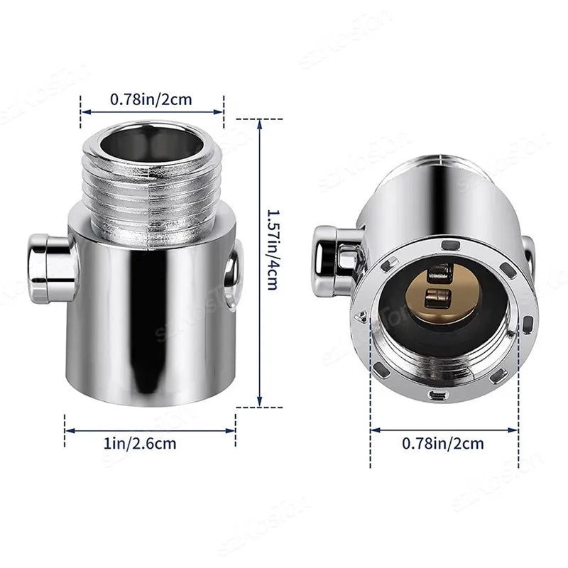 Shower Head Control Switch Shut Off Stop Valve Handheld Shower Head Bidet Sprayer Pipe Water Saving Valve Bathroom Accessories