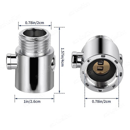 Shower Head Control Switch Shut Off Stop Valve Handheld Shower Head Bidet Sprayer Pipe Water Saving Valve Bathroom Accessories