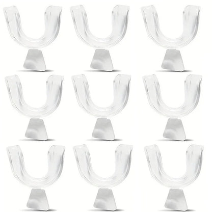 Silicone Mouth Guard Teeth Protector Night Guard Mouth Tray for Bruxism Grinding Non-snoring Teeth Whitening Protection