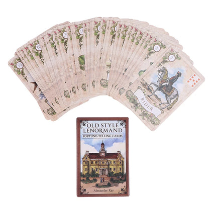 Old Style Lenormand Oracle Card Tarot Card Party Prophecy Divination Board Game