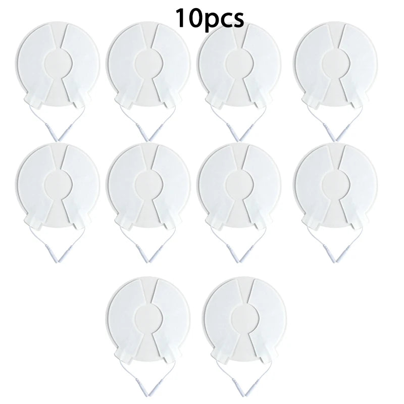 Breast Electrode Pads with 2.0mm Chest Adhesive Patches Muscle Stimulator for Breast Massage Tens Acupuncture Accessories