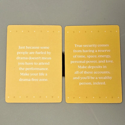 52 Pcs Joyful and Whimsical Illustrated Cards 10.4*7.3cm Self-care Wisdom Card Deck