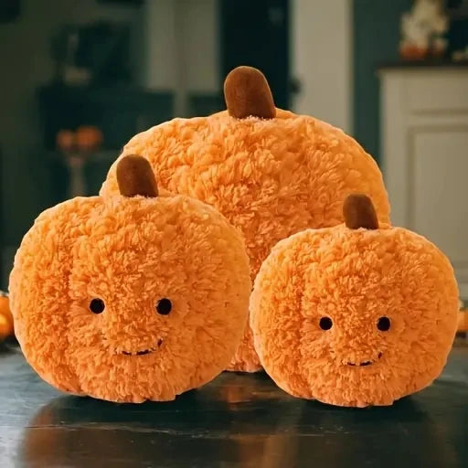 Pumpkin Plush Pillow Halloween Pumpkin Toy Decorative Pillow Cushion Home Decoration Party Favors Halloween Decor Christmas Gift