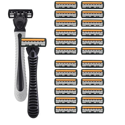 Shaver Brand New Design Men Razor Shaving Two Layer Shaver Reusable Razor Imported Blade Multi Tool Head Change