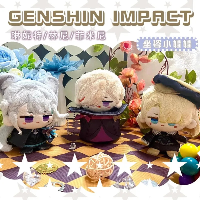 Genshin Impact Plush Doll Lumine Dainsleif Yoimiya Aether Alhaitham Kaveh Freminet Focalors Arlecchino Neuvillette Toy Kids Gift