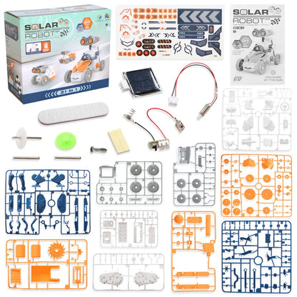 12 in 1 Science Experiment Solar Robot Toy DIY Building Powered Learning Tool Education Robots Technological Gadgets Kit for Kid