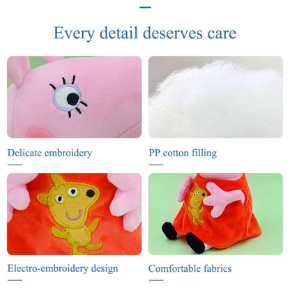 30cm Peppa Pig Plush Toys George Teddy Bear Mr Dinosaur Cute Cartoon Anime Figure Kawaii Stuffed Plush Toys Kids Christmas Gifts