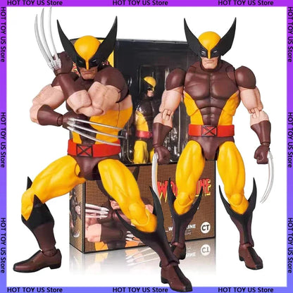 Original Ct Toys Wolverine Action Figure Deadpool Mafex 096 Figure Mafex 138 X Men Comic Version Figurine Collection Model Toys
