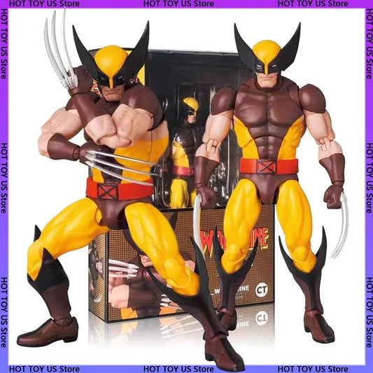 Original Ct Toys Wolverine Action Figure Deadpool Mafex 096 Figure Mafex 138 X Men Comic Version Figurine Collection Model Toys