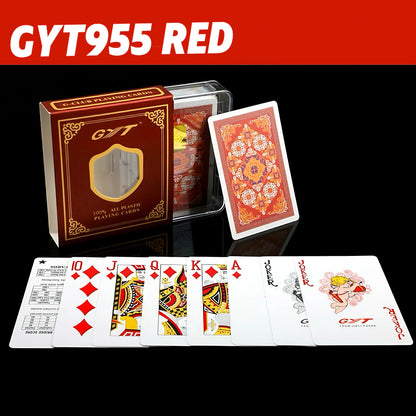 Premium Frosted Playing Cards PVC Plastic Waterproof Durable Poker Cards Large Character Deck of Cards for Parties
