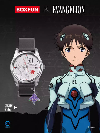 Original Boxfun Eva Evangelion The Final Mission Series Wrist Watch Blind Box Asuka Anime Peripheral Ornament Collection Gift