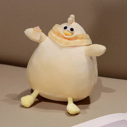 New Chicken&Leg Chicken Soft Gingerbread Chicken Dolls Decor Cartoon Simulation Fruit Animals Stuffed Toy Pillow Birthday Gifts